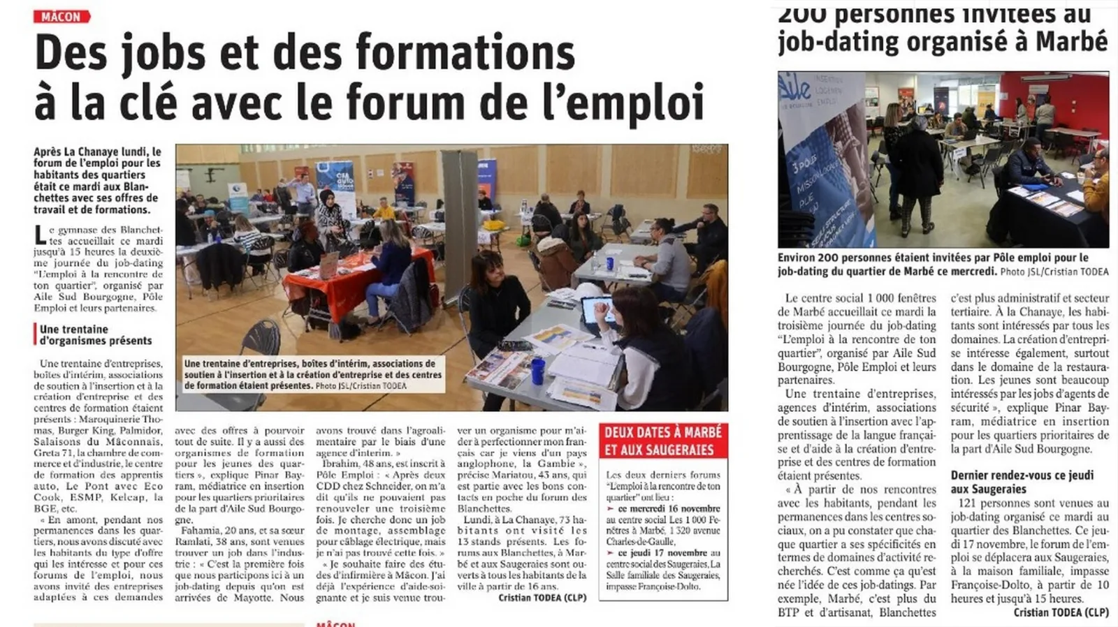 L’emploi à la rencontre de ton quartier