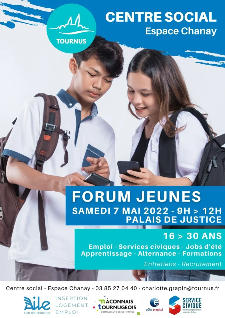 Forum Jeunes - Centre Social Espace Chanay de Tournus
